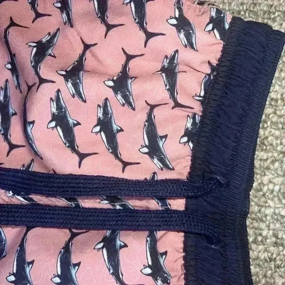 SHORDEES SWIM TRUNKS SHARKS SIZE 6